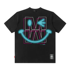 T-shirt Homme Street Hip-Hop Marque de Mode T-shirt Homme et Femme Ample Manches Courtes