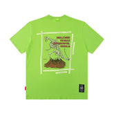 T-shirt ample pour homme - T-shirt tendance imprimé à manches courtes pour l'été
