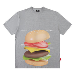 T-shirt Homme Été Mode Américaine Streetwear Marque Manches Courtes T-shirt Ample pour Homme
