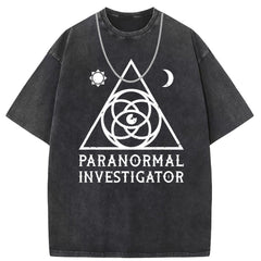 Men T Shirts Short-sleeved T-shirt women washed and old