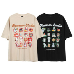 Man Tees Short sleeve Summer Fashion Brand Heavy Short Sleeve T-shirt