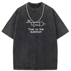 Men T Shirts Cotton printed short-sleeved T-shirt washed and old