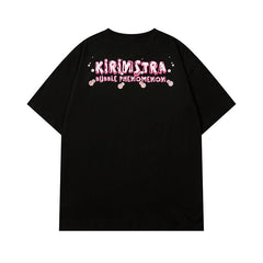 T-shirt d'été pour homme, marque de mode champêtre, imprimé, pur coton, manches courtes, pour homme et femme
