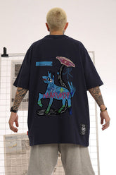 T-shirt pour hommes Marque de mode nationale pour hommes et femmes, manches courtes amples, couple