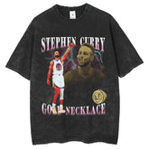 Mens T Shirts Casual Print Short Sleeve T-Shirt Vintage Old