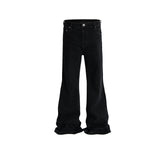 Men's Vintage Pants Men's Women's Spring/Summer Hip Hop Trousers Wide Leg Flared Jeans MIJKO