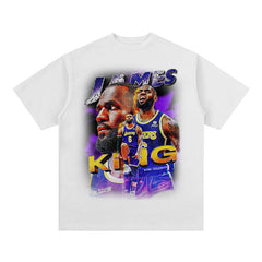 Nba T Shirt James Print Fashion Brand Short Sleeve T-shirt Loose
