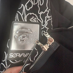 2026 bape empty mountain base limited edition, shark suit BGM sweater, zipper, casual