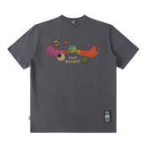 Men T Shirt Short Sleeve T-shirt Men and Women High Street Loose Couple