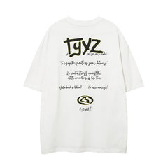 T-shirt homme imprimé col rond manches courtes T-shirt bébé garçon et fille été ample