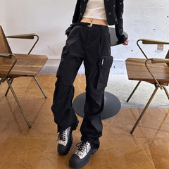 Men's Vintage Pants Men's Women's Tooling Pants Pleated Casual Pants MIJKO