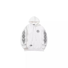 CHH Chrome Heart Hoodie Crow CH Autumn and Winter Trend Brand Sanskrit Cross Hooded Sweater Loose