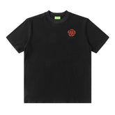 T-shirt homme imprimé à manches courtes T-shirt bébé garçon et fille en coton lâche d'été