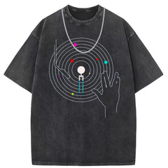 Mens T Shirts Punk Cotton Print