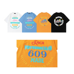 T-shirt Homme Imprimé col rond Coton Manches Courtes Homme et Femme