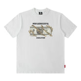 Men's T Shirt Printed Short-Sleeved T-shirt Men's and Women's Vibe Style Loose