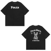 Men T Shirt Retro Washed Loose Half Sleeve Fashion Brand Hiphop Short Sleeve