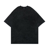 T-shirt homme à manches courtes, t-shirt imprimé, délavé, rétro, pour hommes et femmes