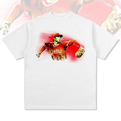 Mens Vintage Football T-Shirt Vintage Shohei Ohtani Print Short Sleeve Crew Neck Casual T-Shirt