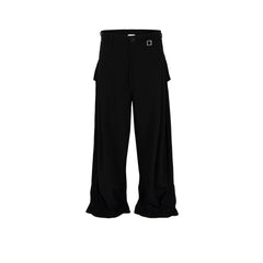 Color straight casual trousers MIJKO