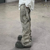 Men's Vintage Pants Distress Unisex Pants MIJKO