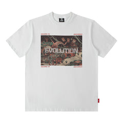 T-shirt imprimé homme à manches courtes T-shirt imprimé ample homme et femme