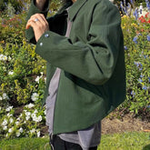 Mens Jacket Vibe Two-way Pull Short Jacket Unisex MIJKO