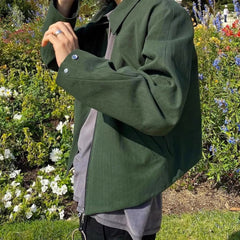 Mens Jacket Vibe Two-way Pull Short Jacket Unisex MIJKO