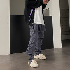 Mens Vintage Pants Autumn and Winter VIBE Wind Casual Pants Undermycar Pocket Functional Pants MIJKO