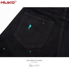 Mens Vintage Slim-Fit Straight Jeans MIJKO