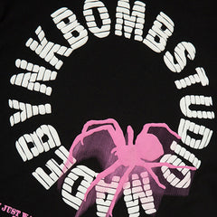 Men Long Sleeve T Shirt Spider Print Loose Cotton Bottoming Top