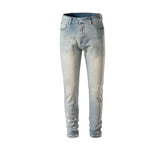 Men Vintage Pants High Street Paint Washed Old Jeans MIJKO