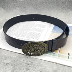 Spice girl retro belt female design sense niche decoration with skirt western style bronze belt versatile jeans