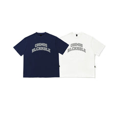 T-shirt Homme Manches Courtes T-shirt Homme et Femme Broderie Alphabet Décontracté