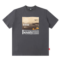 T-shirt Homme Imprimé Manches Courtes Style Décontracté Couple