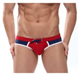 Men's Swimsuit Beach Pants Tether Quick Drying Men's Beach Shorts Swimsuit Sexy Swimsuit Beach Pants