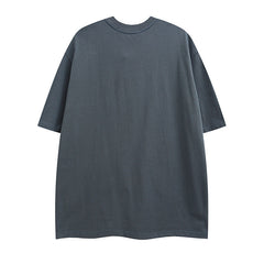 T-shirt homme Hiphop Streetwear manches courtes Marque de mode d'été