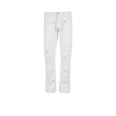 Men's Vintage Pants Men's Women's Autumn and Winter Wide-footed High Street Jeans MIJKO