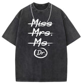 Men T Shirts Cotton short-sleeved T-shirt women's washed and old