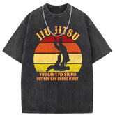 Men T Shirts Crew neck short-sleeved T-shirt washed and old