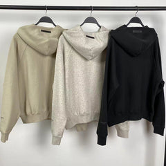 Fog Essentials Hoodie Reflective Logo Loose Fleece Sweater