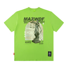 T-shirt Homme Style Urbain Été Manches Courtes T-shirt Homme Lâche Vêtements pour Hommes