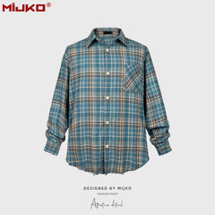 Mens Jacket Plaid Jacket Unisex Cityboy MIJKO