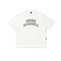 T-shirt Homme Manches Courtes T-shirt Homme et Femme Broderie Alphabet Décontracté