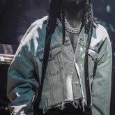 Mens Jacket Unisex Denim Jacket MIJKO