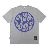 Men T Shirt Hiphop Short-Sleeved T-shirt Men's High Street Retro Street