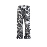 Men's Vintage Pants Men's Women's Straight Pants Camouflage Casual Pants MIJKO