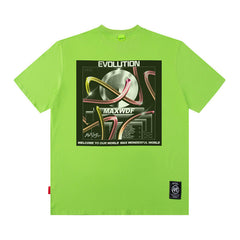 T-shirt imprimé à manches courtes pour homme et femme