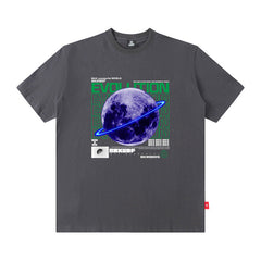 T-shirt homme mode printemps/été, streetwear, ample