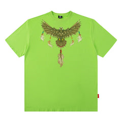 T-shirt pour homme imprimé manches courtes T-shirt ample unisexe style hip-hop